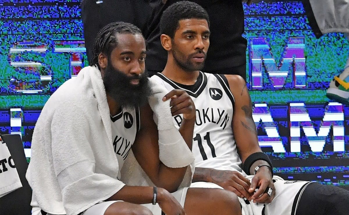 Kyrie Irving Seemingly Throws Shade At James Harden While Talking Of The New-Look Nets: "When You're Playing With Guys That Are Coming Off The Ball, Being Very Selfless, It Just Makes My Job A Lot Easier"