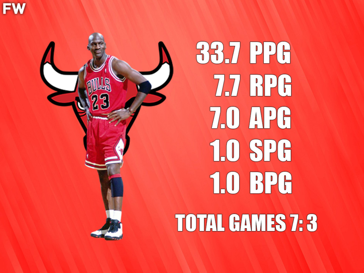 Michael Jordan's Game 7 Stats