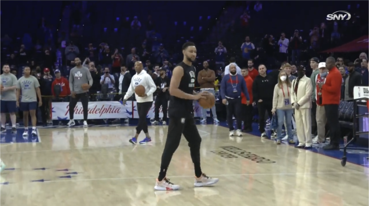 Video: Ben Simmons Showered With Boos By 76ers Fans On Return To Philadelphia
