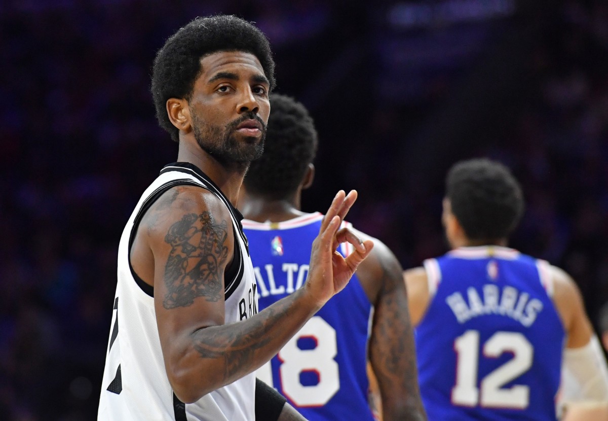 Kyrie Irving Praises The Atmosphere In The Nets’ Win Against The Sixers 