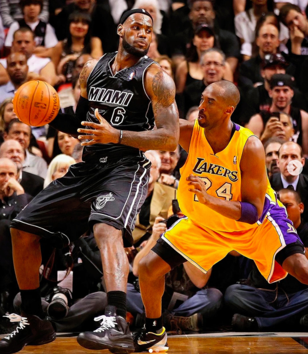 NBA Fans React To Picture Of LeBron James vs. Kobe Bryant: 
