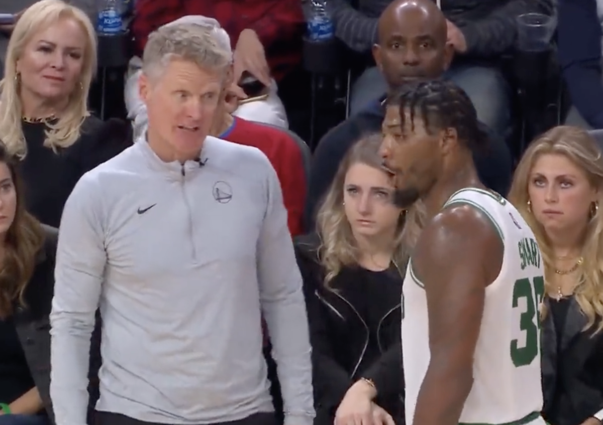 Steve Kerr Confronted Marcus Smart Over Stephen Curry’s Rolled Ankle