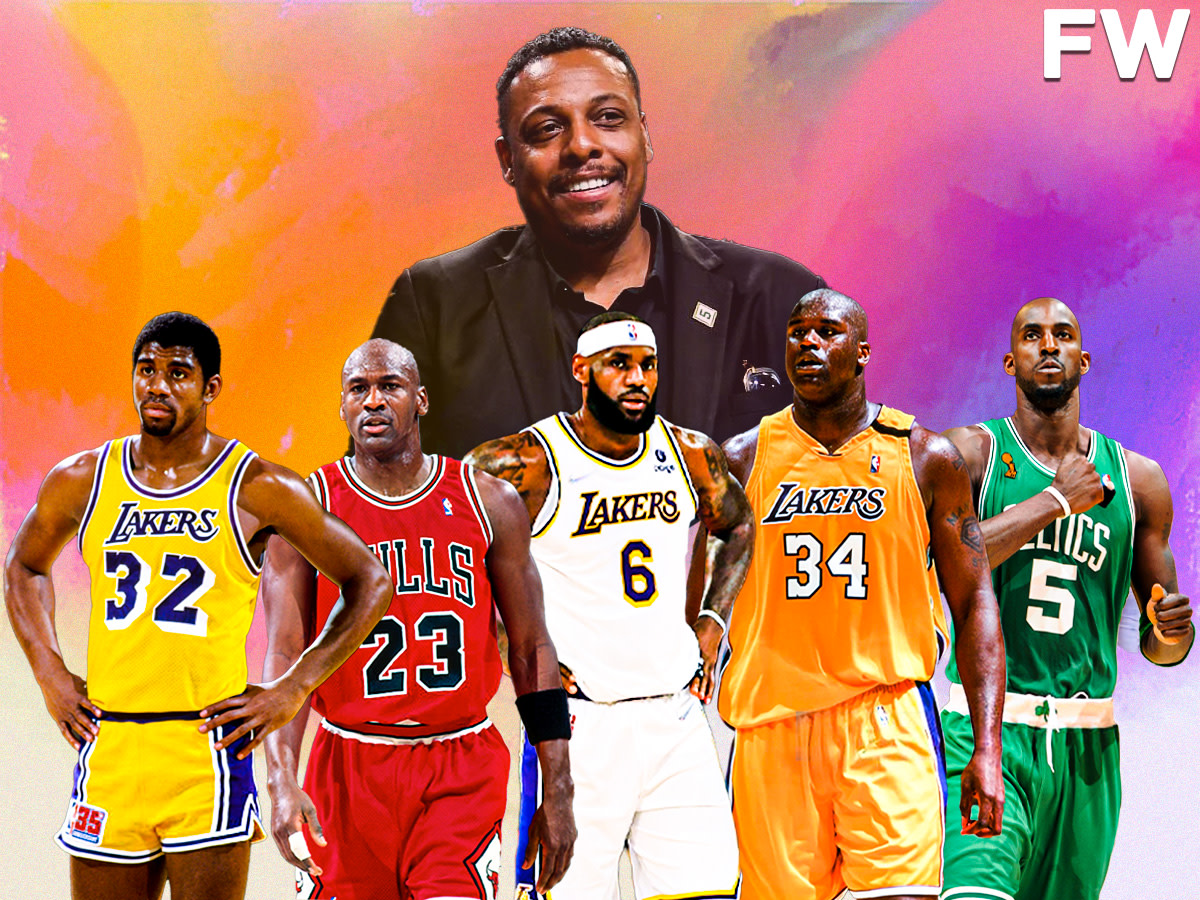 NBA Fans React After Paul Pierce Reveals His Top 5 Greatest Players Of All Time: "Kevin Garnett Is Better Than Kobe Bryant And Larry Bird?"