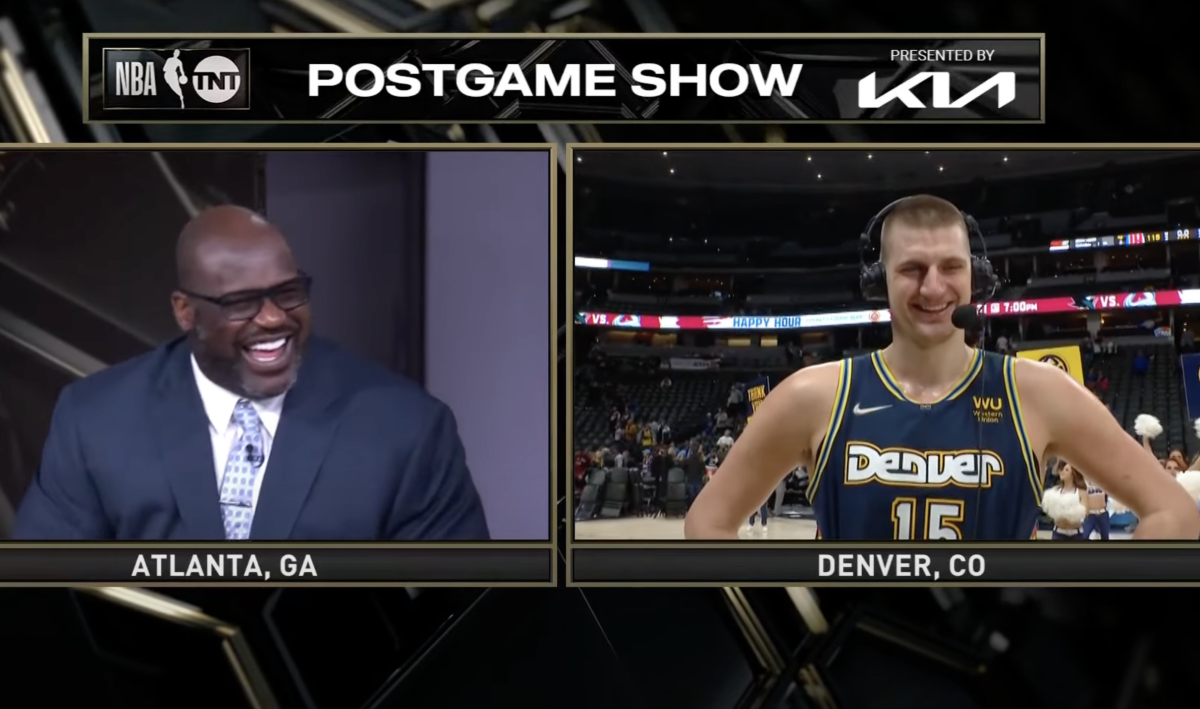 Shaquille O’Neal Tried Calling Nikola Jokic ‘Big Honey’ In Serbian, But Called Him ‘Big Soul’: “Hey Man, You Gave Me The Wrong Information."