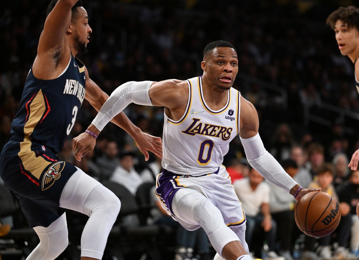 Russell Westbrook Says The Game Against The Pelicans Is Must-Win For The Lakers: “It’s Going To Be A Playoff-Type Of Atmosphere For Us. It’s Definitely A Must-Win I Believe Our Group.”