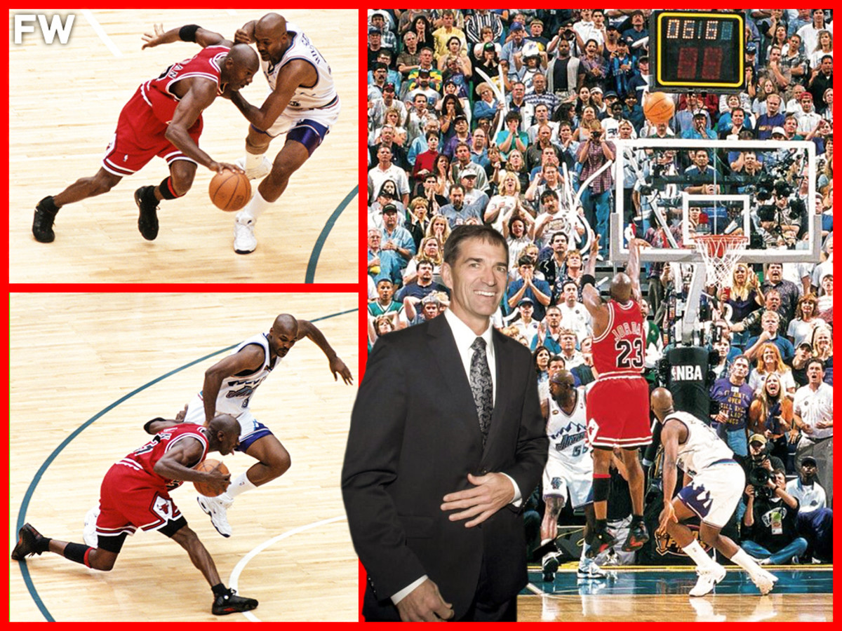 John Stockton Says Michael Jordan Pushed Byron Russell While Making The Iconic 1998 Game Winning Shot: “Without A Doubt He Pushed Off. You Call It Or Not It’s Another Story.”