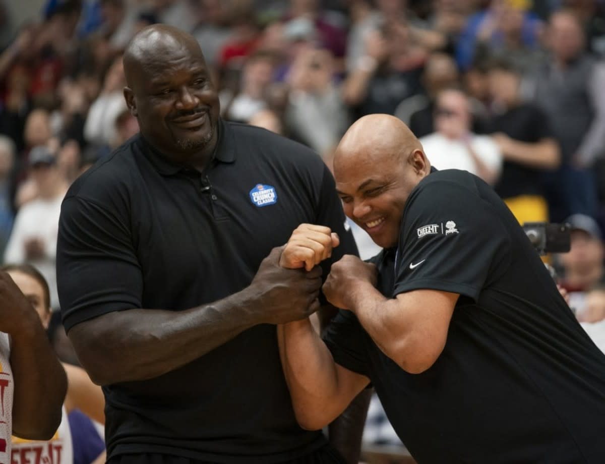 Charles Barkley Roasted Shaquille O’Neal Over Bringing His Kids To The Game: “If You Had All Your Kids You Would Have A Whole Section.”