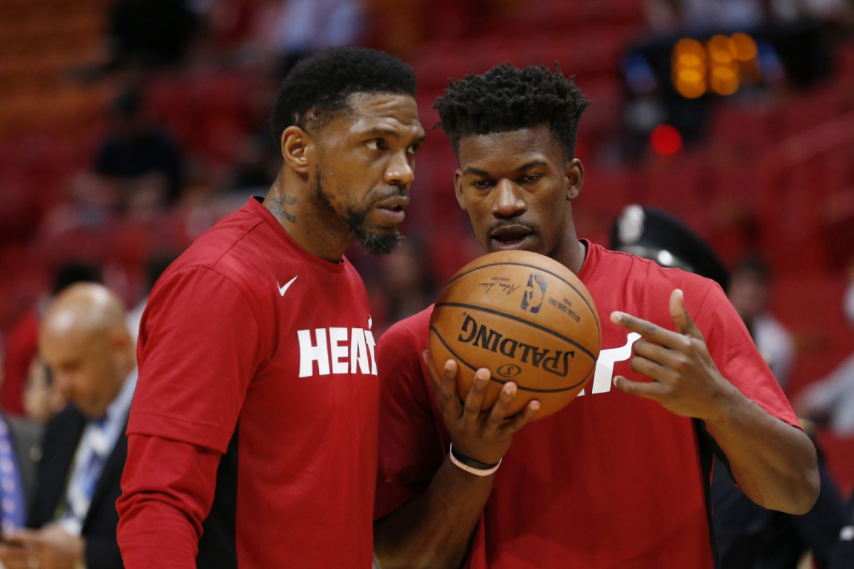 Gilbert Arenas On Jimmy Butler's Altercation With Udonis Haslem: "Haslem Is A Shark Who Is Teaching The Next Shark What A Shark Is."