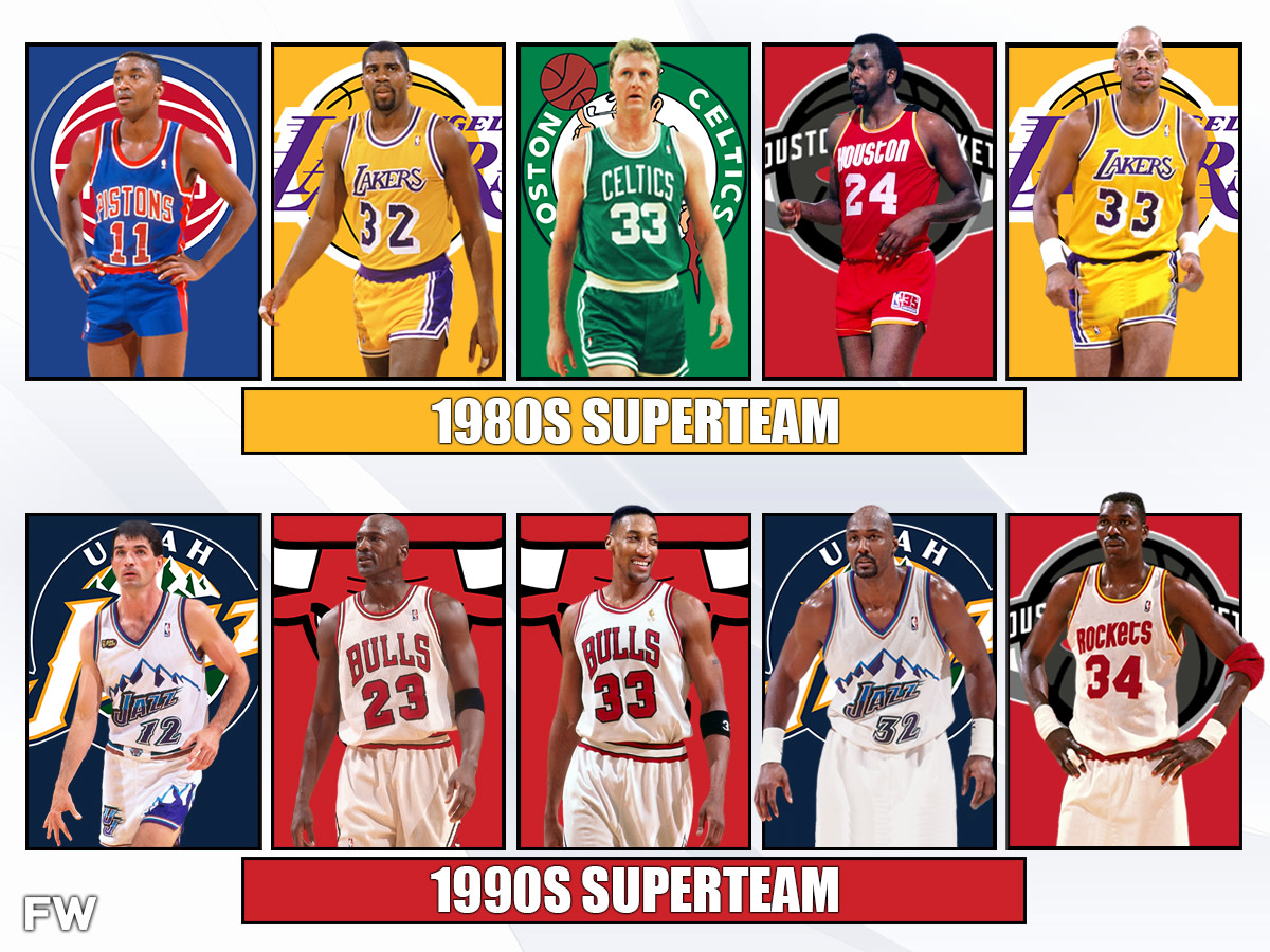 1980s Superteam vs. 1990s Superteam: Magic Johnson And Larry Bird Against Michael Jordan