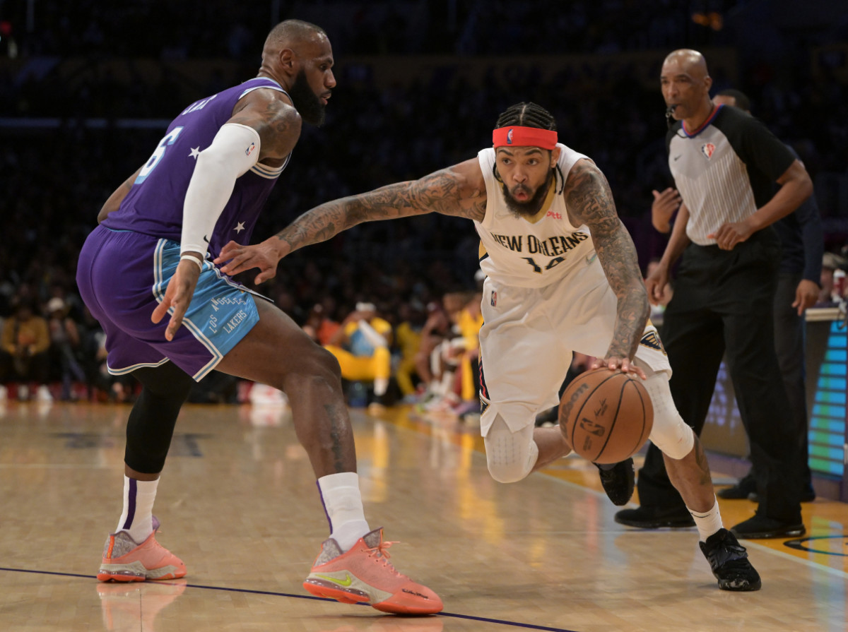 Brandon Ingram Reportedly Yelled 'Sweep' To Lakers Fans After LeBron James Missed The Final Shot