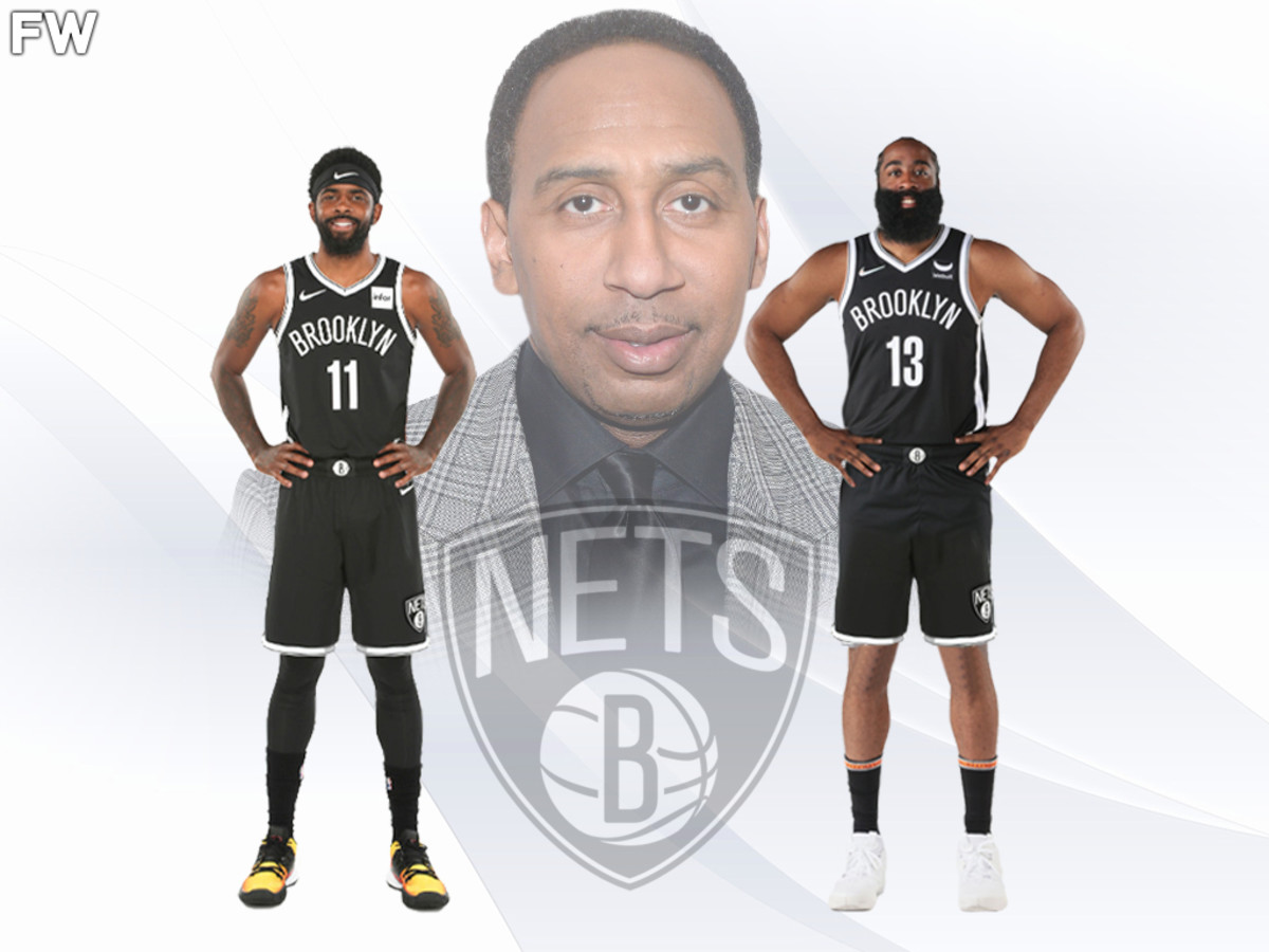 Stephen A. Smith Was Fooled By Ballsack Sports Over A Kyrie Irving - James Harden Fake News Story: "When Kyrie Looked Him In The Face, According To Reports, And Told Him He’s Washed Up."