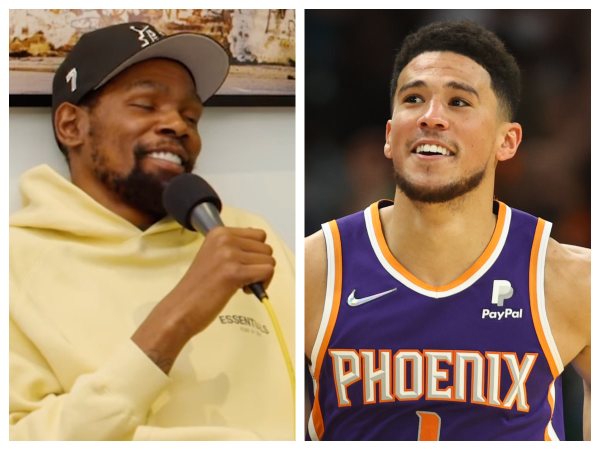 Kevin Durant Says Devin Booker Is His Favorite Player To Watch In The NBA Right Now: "He's Figured It Out, How To Play At An Elite Level And Still Win."
