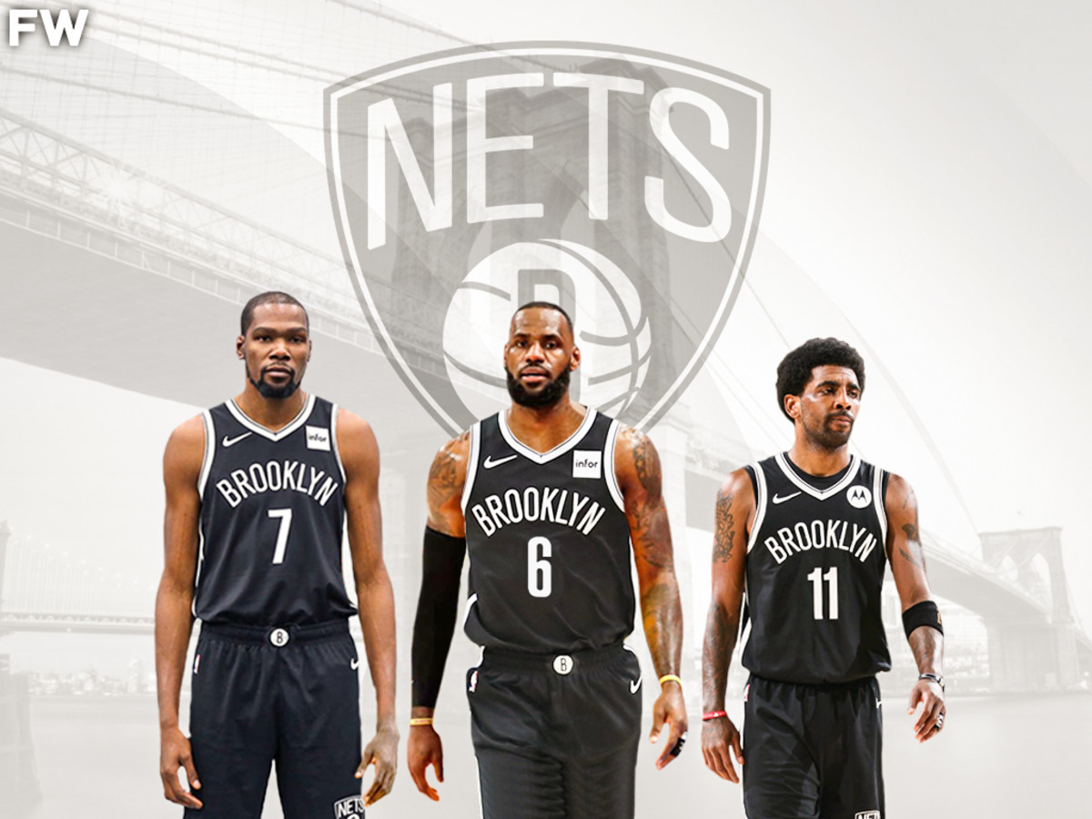 Kevin Durant, LeBron James, Kyrie Irving - Brooklyn Nets