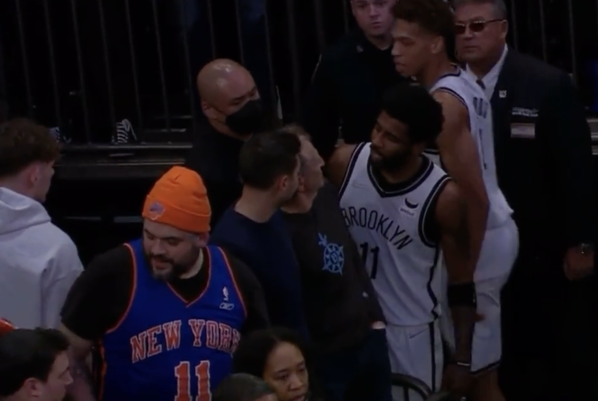 Kyrie Irving Confronted A Fan During The Knicks Game, Apologizes Later And Admits It Was The Wrong Fan