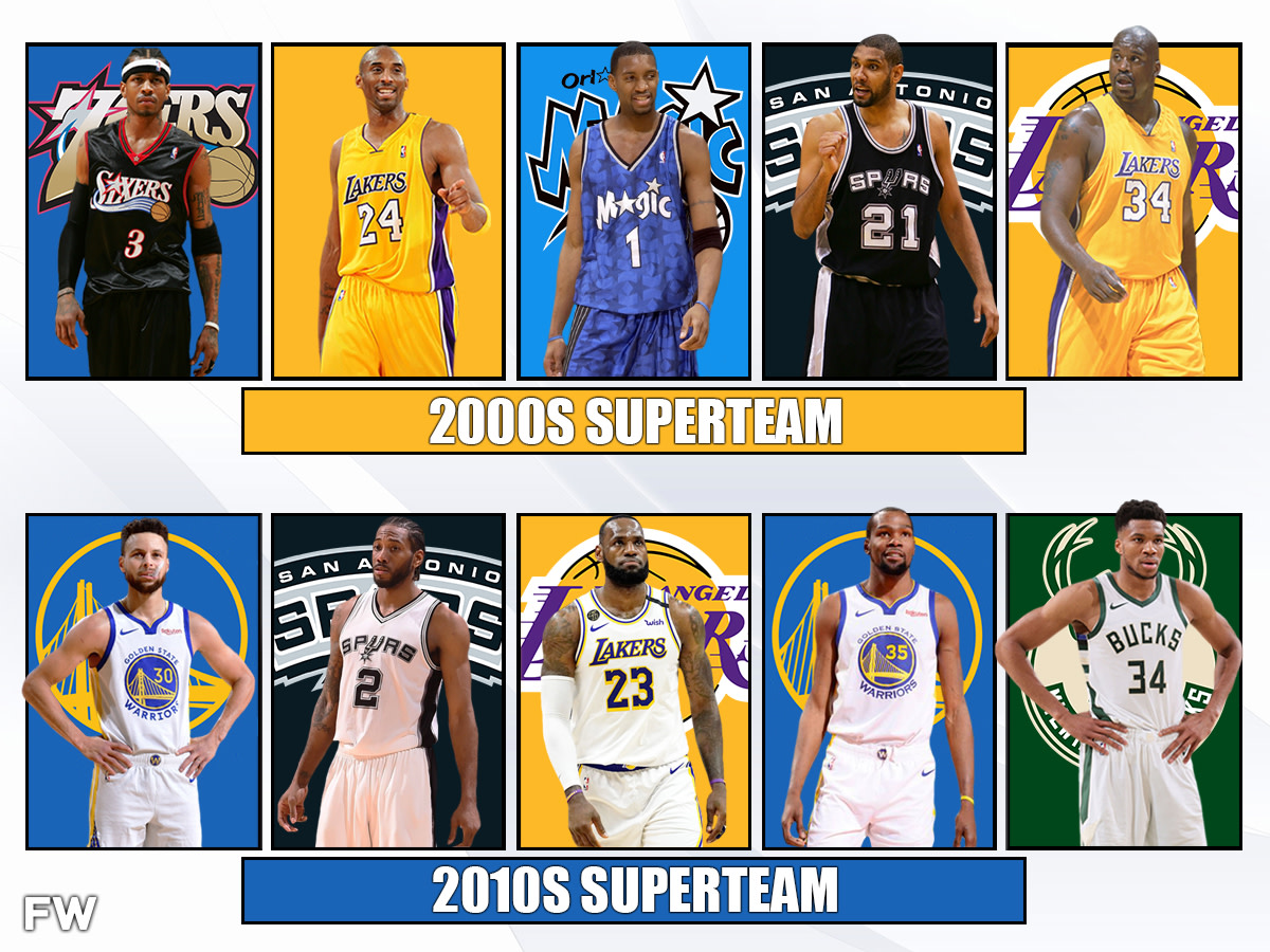 2000s Superteam vs. 2010s Superteam: Kobe And Shaq Against LeBron, Durant And Curry