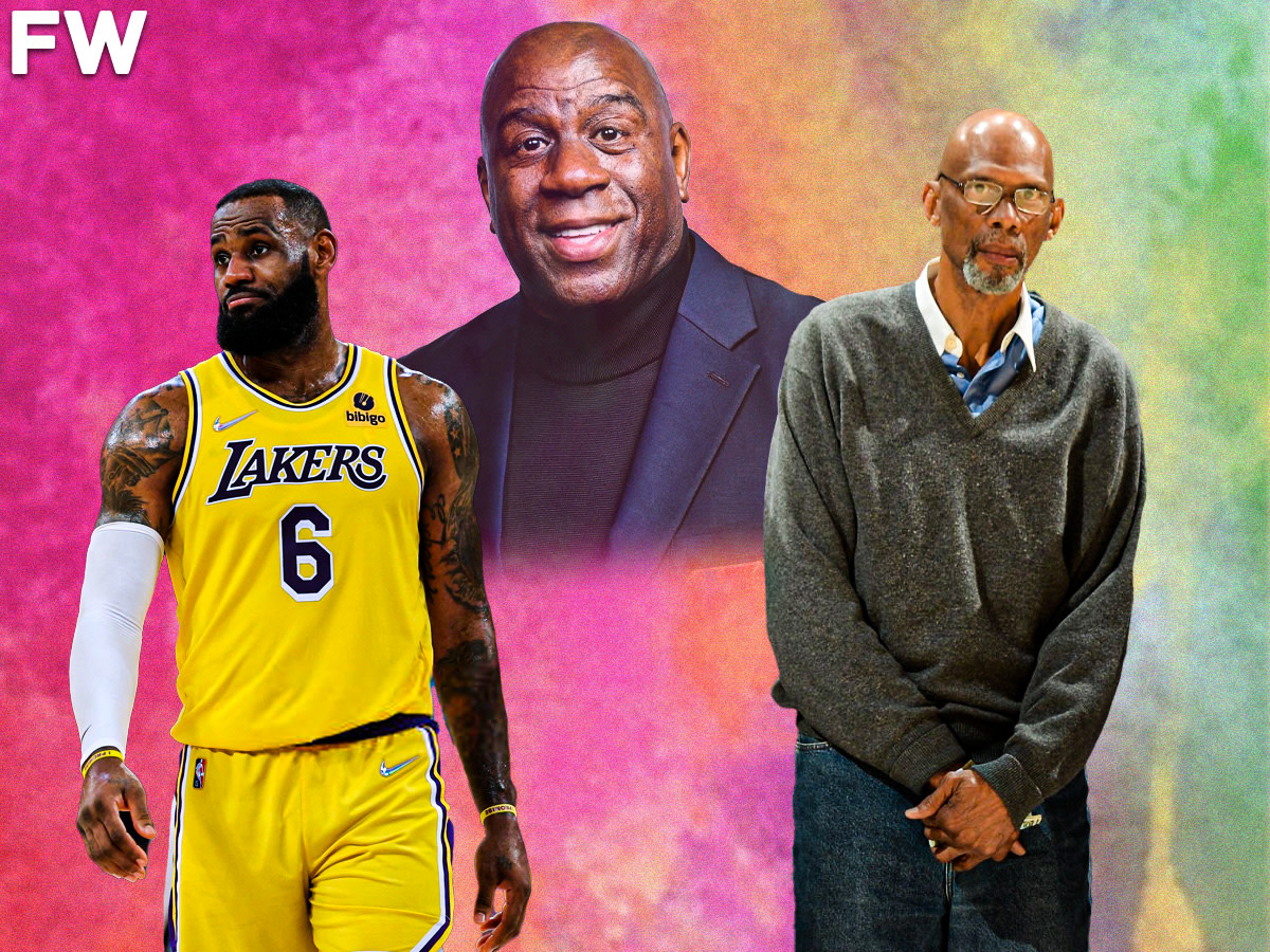 Magic Johnson Clarifies There's No Beef Between LeBron James And Kareem Abdul-Jabbar: "They'll Work Out. It's Not That Big Of A Deal. They'll Work It Out."