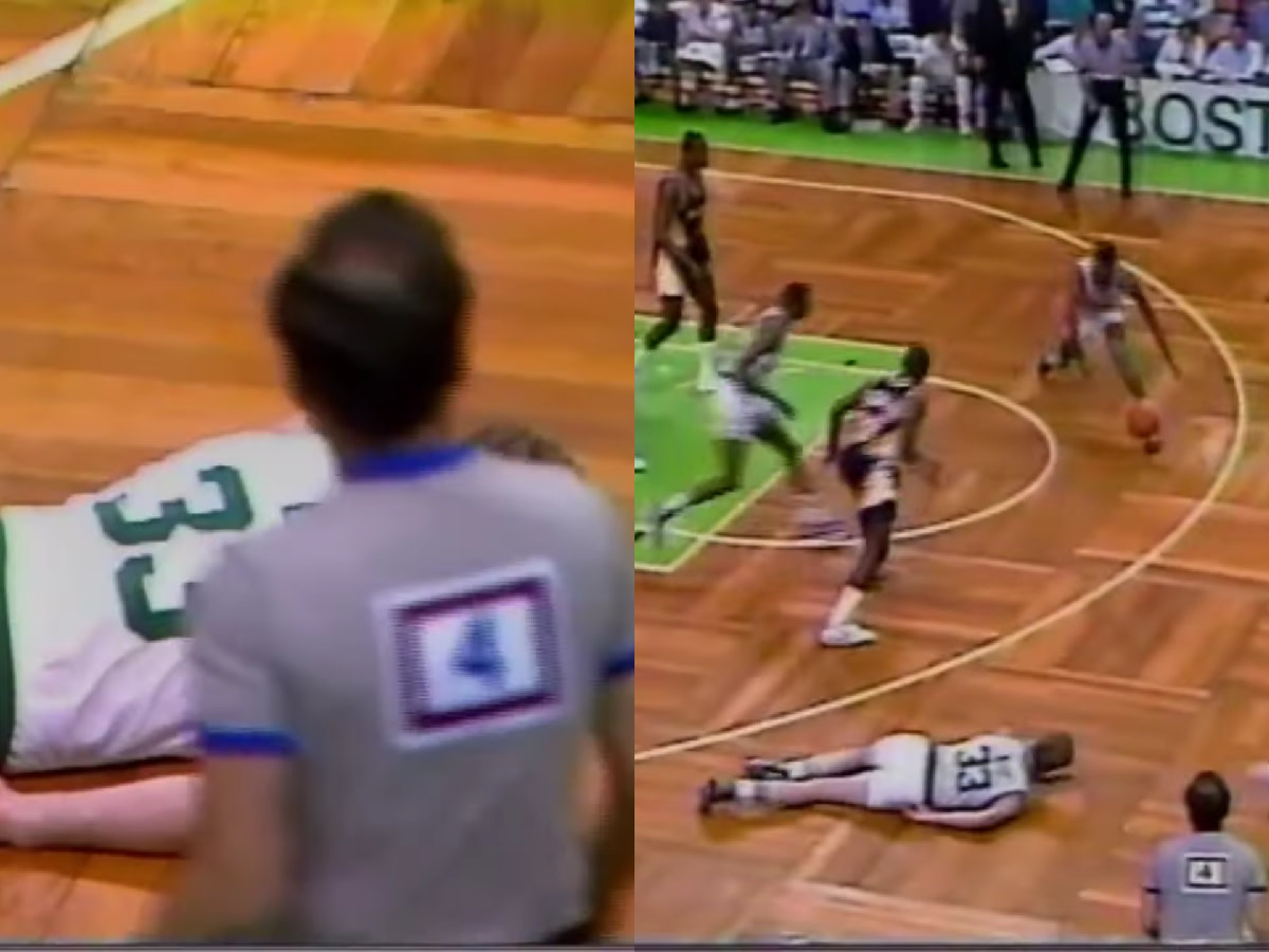 When Larry Bird Dominated Indiana Pacers After Violently Hitting His Head On The Floor During A Crucial Game 5