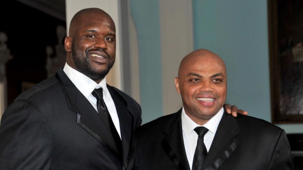 Shaquille O'Neal Bet Charles Barkley That The Heat Would Beat The Nets If They Meet In The Playoffs: "If You Lose, I Get To Babysit Your Grandson For 30 Minutes."