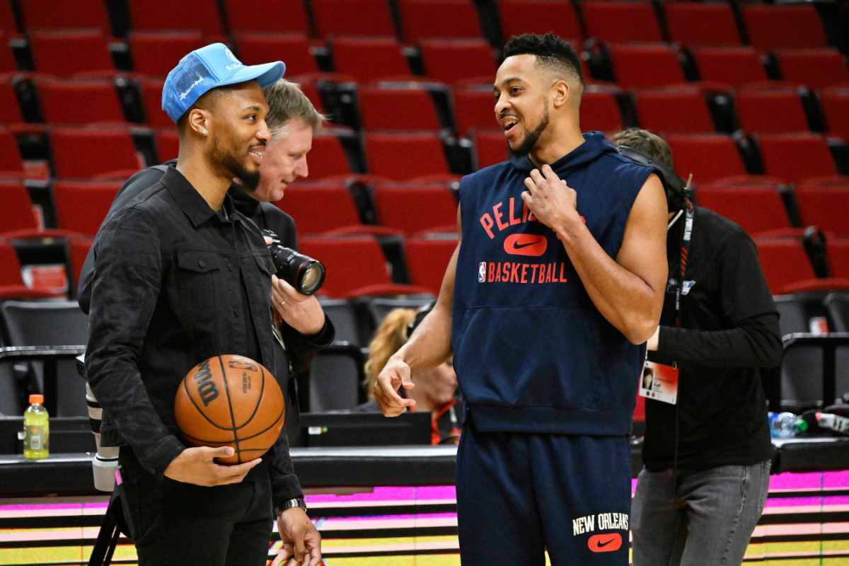 Damian Lillard Says He's Jealous Watching CJ McCollum Having Fun Playing For Another Team: "It's Weird To See Him Enjoying Playing With Somebody Else... That's Really My Friend."