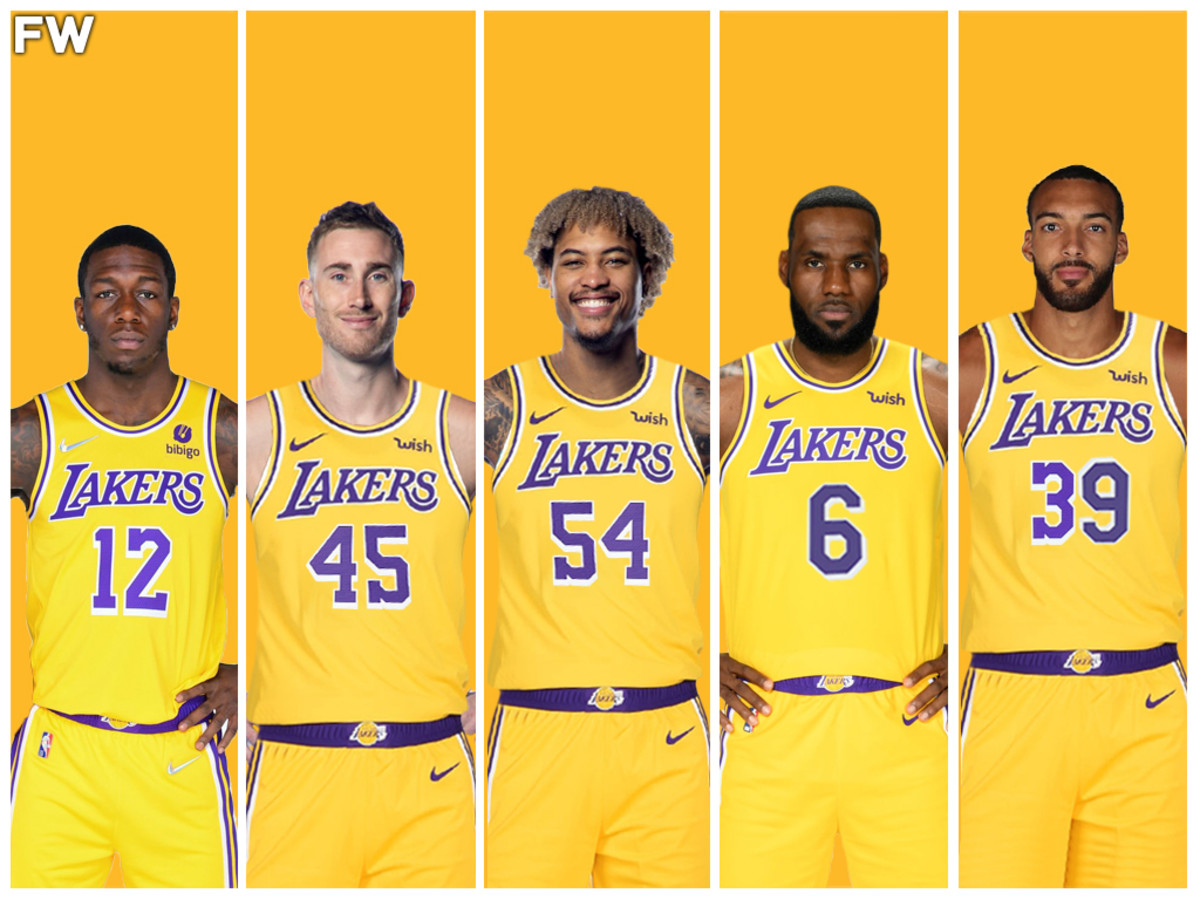 Los Angeles Lakers Starting Lineup: Kendrick Nunn, Gordon Hayward, Kelly Oubre Jr., LeBron James, Rudy Gobert