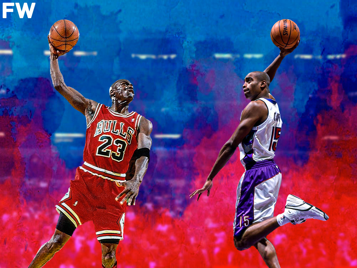 Video: Similar Plays Of Michael Jordan And Vince Carter Finishing At The Rim