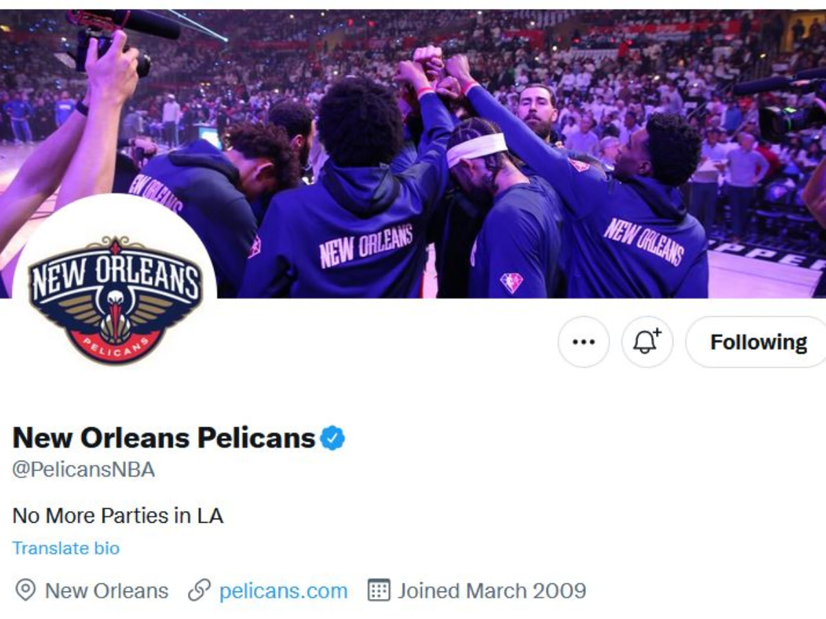 New Orleans Pelicans Twitter Account Troll Lakers And Clippers After Making The Playoffs: "No More Parties In LA"