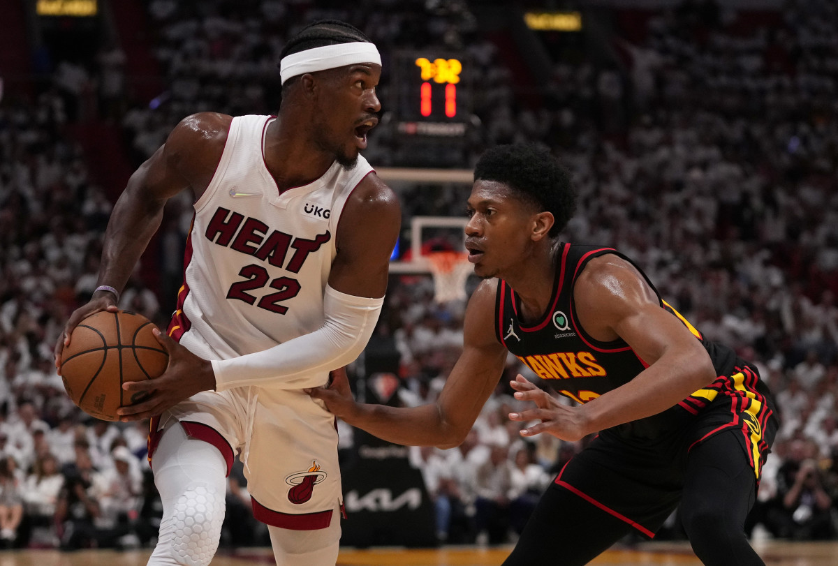 NBA Fans React To Heat Beating Hawks Behind Jimmy Butler's 45-Point Performance: "Everybody Gangsta Till Jimmy Butler Start Hitting Threes"
