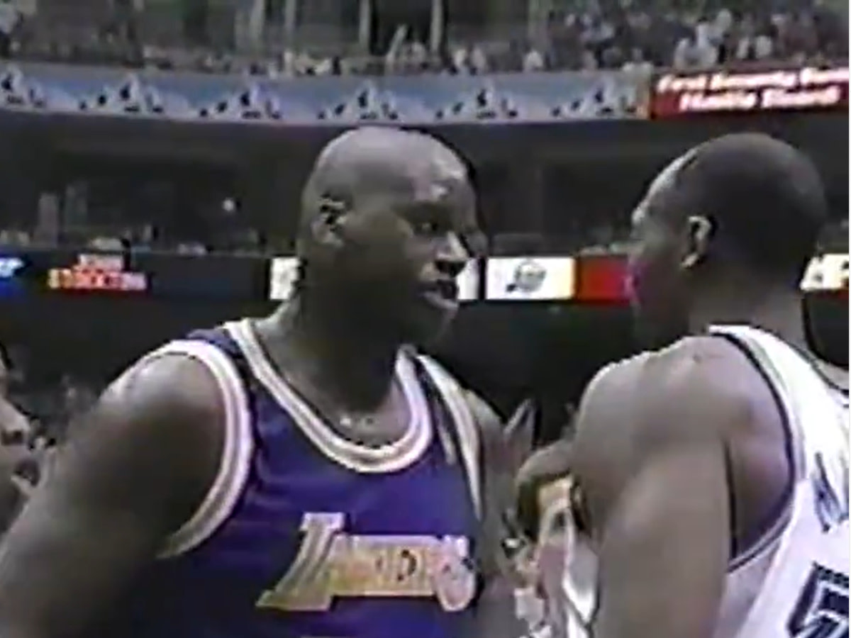 NBA Fan Asking Who Would Win A Fight Between Shaquille O'Neal And Karl Malone: "Look At Karl Malone, He Is Ready To Throw The Punch"