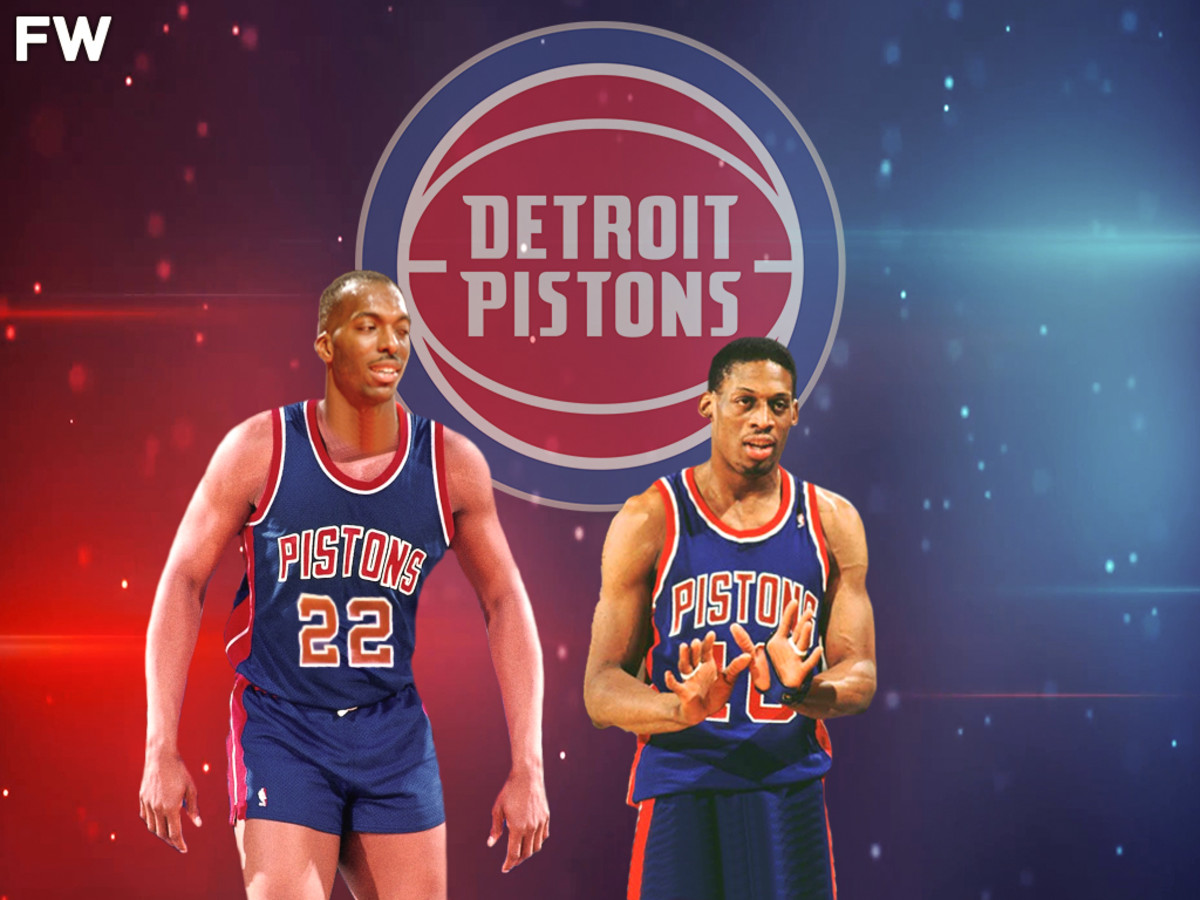 【80s】Dennis Rodman　John Salley　Pistons　T