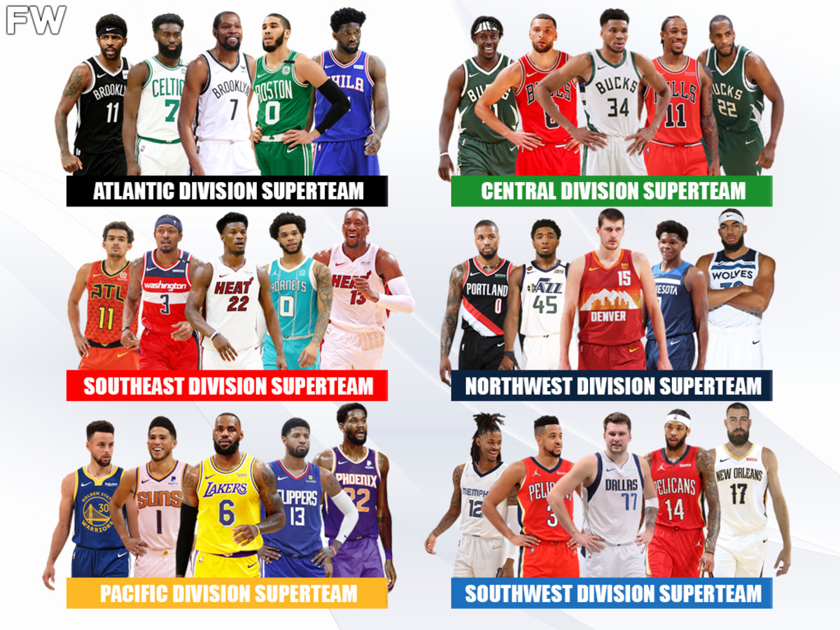 Every NBA Division Superteam: Atlantic Division Is Very Powerful But Pacific Division Looks Dangerous