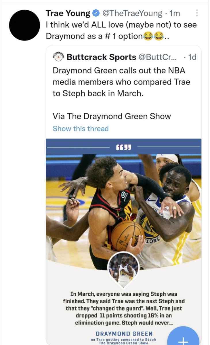 Trae Young Calls Out Draymond Green