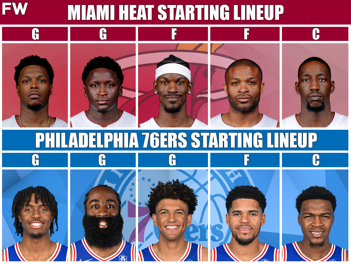 Miami Heat vs. Philadelphia 76ers Full Comparison: Can James Harden Succeed Without Joel Embiid?