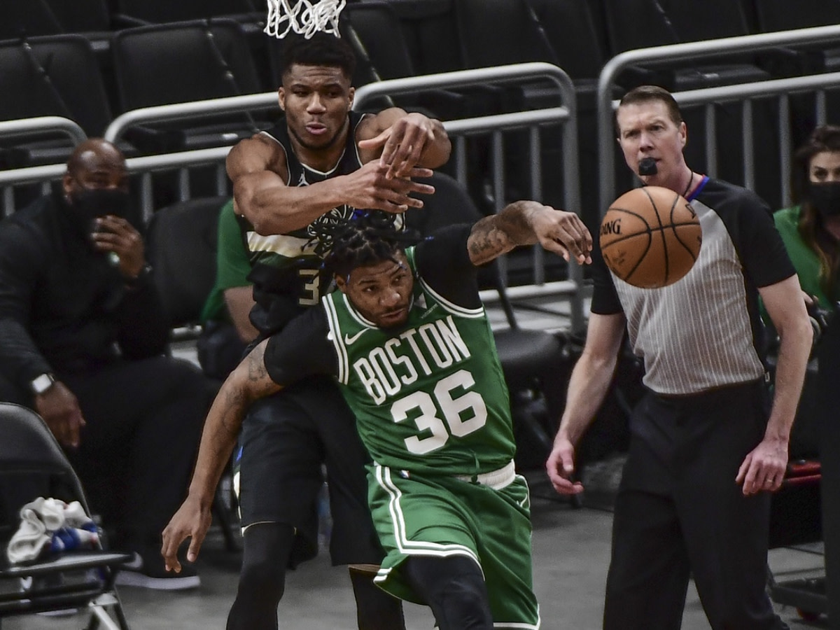 Marcus Smart Throws Shade At Bucks For Avoiding Nets In First Round: “That Was Their Choice. They Decided To Do That. That’s On Them."