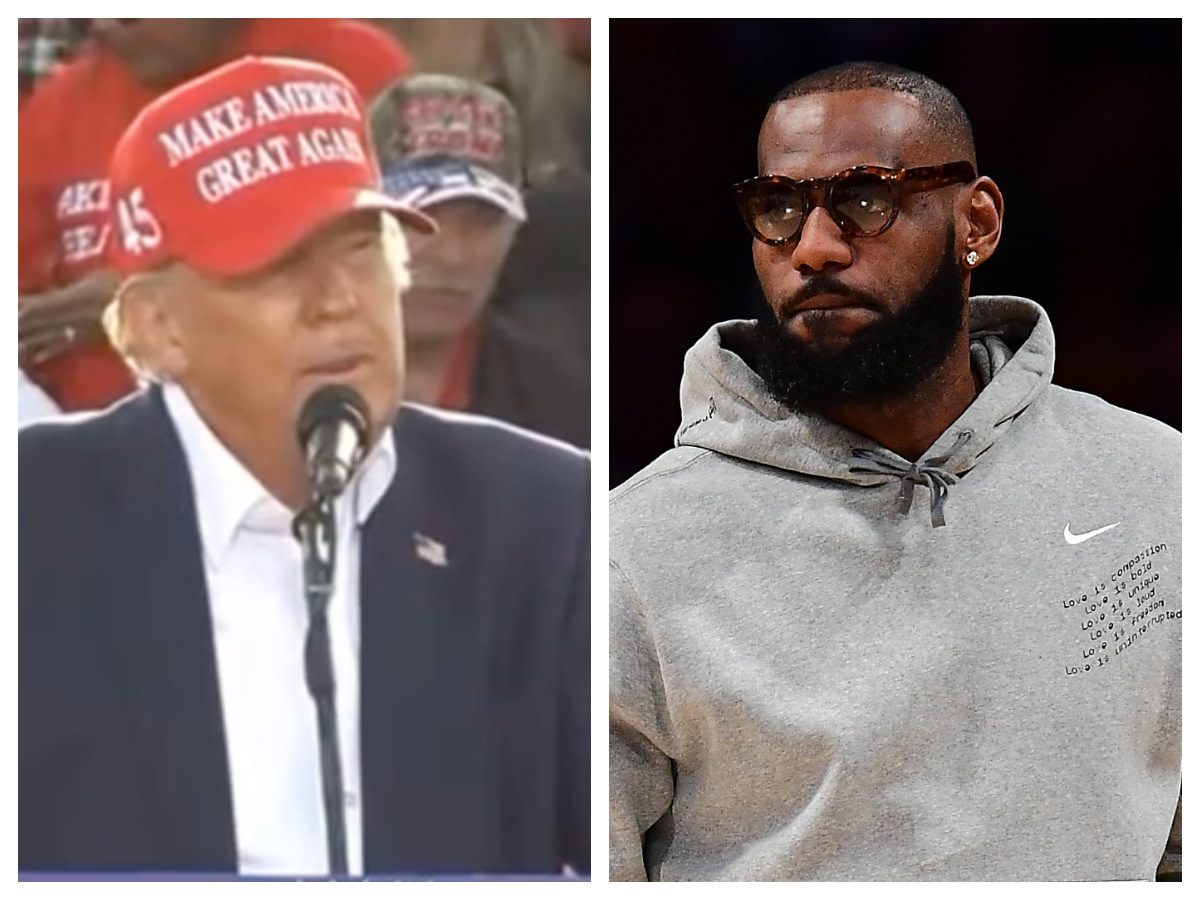Donald Trump Takes Another Shot At LeBron James: "I'll Say, 'LeBron, Did You Ever Have Thoughts About Going Woman? Because If You Did, I'd Love To Have You On My Team."