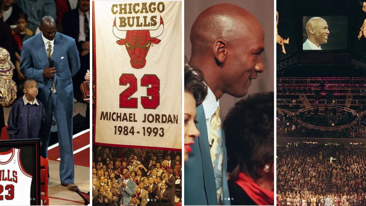 4 Pics Of Michael Jordan's 1994 Retirement Ceremony For The Chicago Bulls: "The Greatest Player Of All Time"