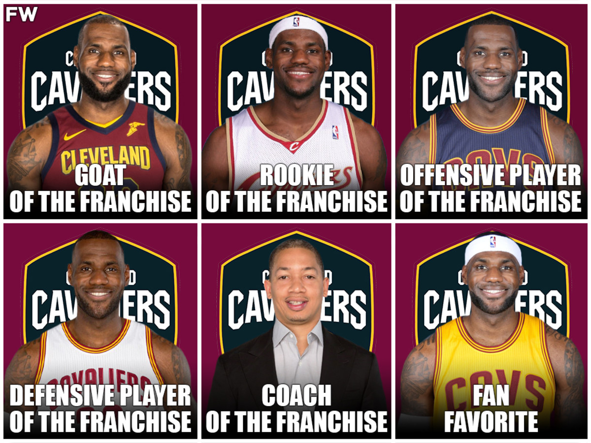 Cleveland Cavaliers Franchise Awards: LeBron James Wins Every Award For The Cavs