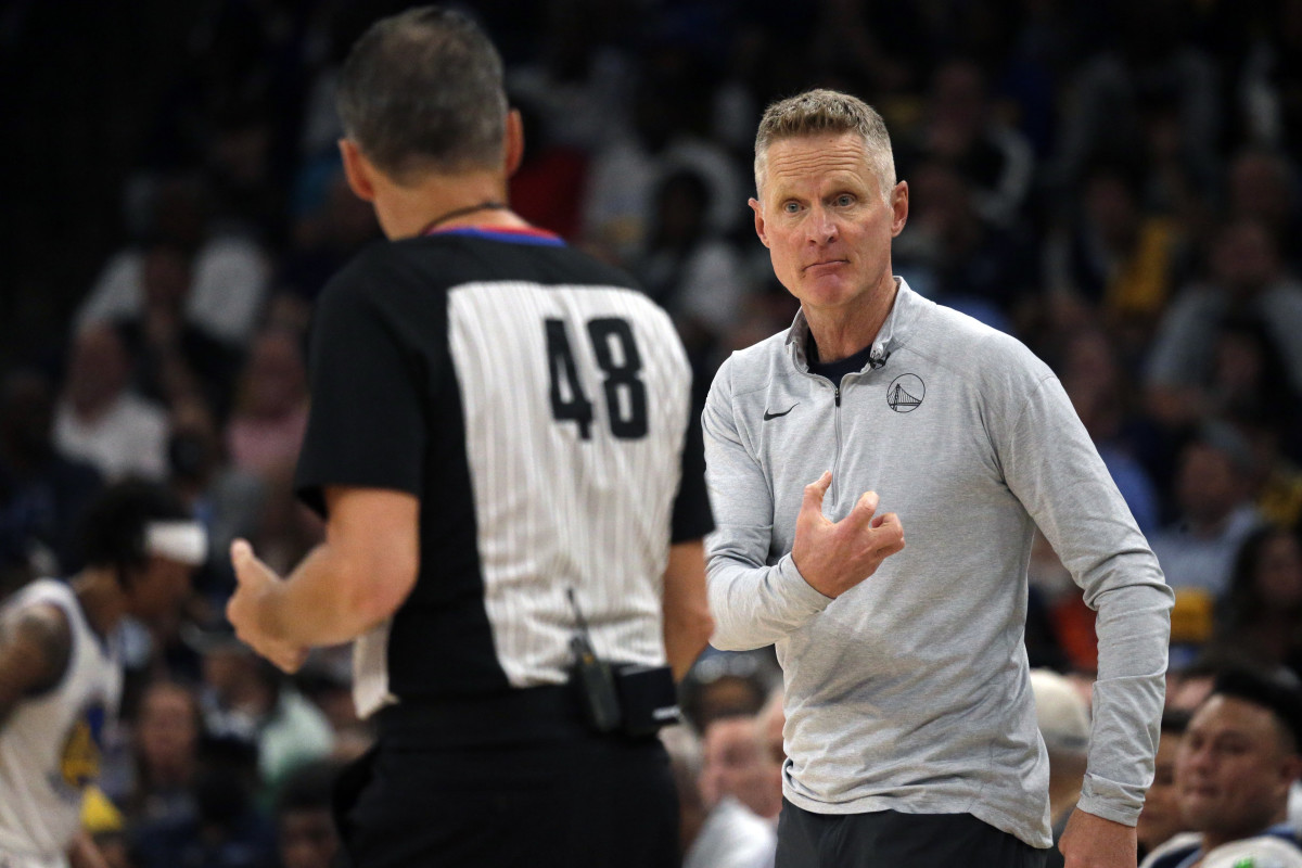 Steve Kerr Throws Shade On Dillon Brooks While Describing Warriors Mantra: "Don’t Risk A Guy’s Career If He’s Ahead Of The Play In Transition. That’s Our Mantra"