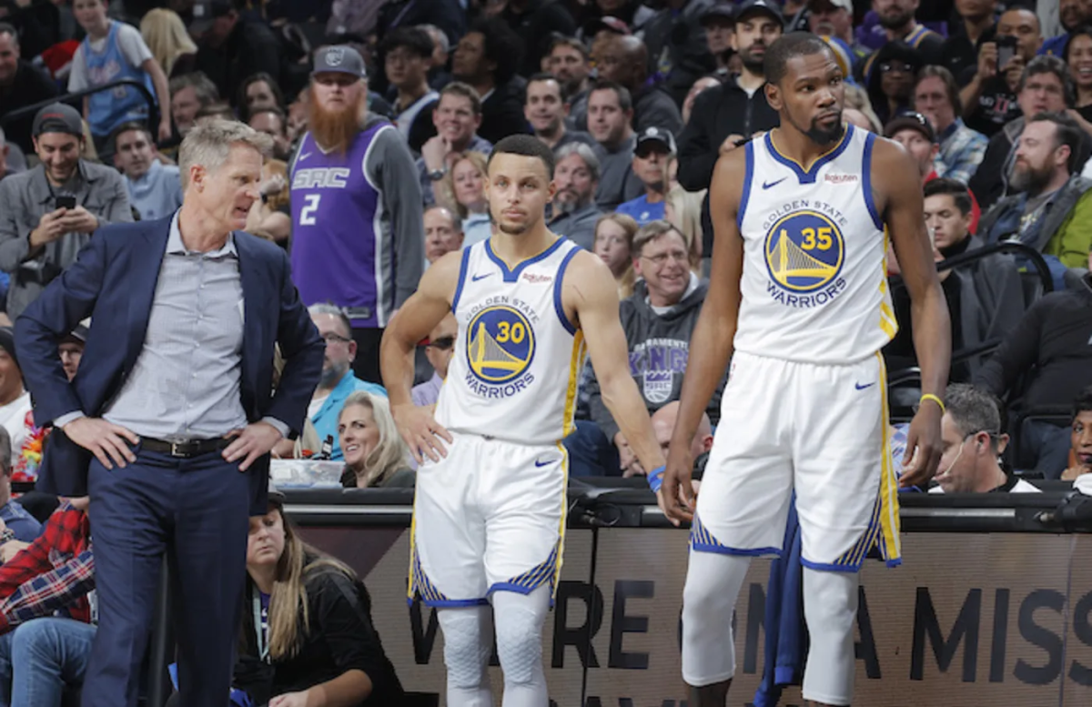 Steve Kerr Recalls His First Dinner With Kevin Durant And Stephen Curry: "I Was At The Other Table With The Coaches And I Was Looking Over There, Like, ‘How Cool Is This? This Is The Beginning.'”