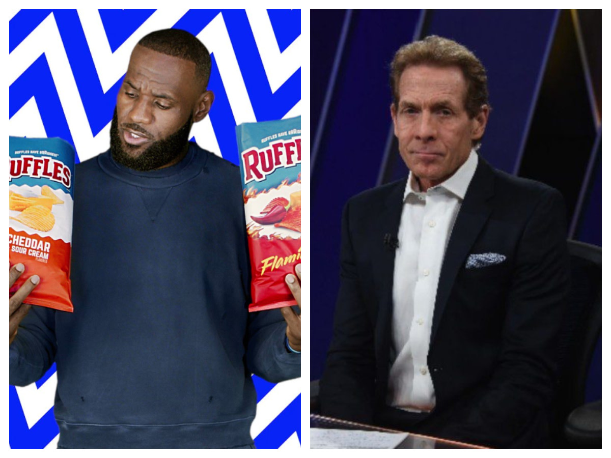 Skip Bayless Roasts LeBron James For His Latest Chips Commercial: "Lay Off The Chips, Wine, And Tequila... You Must Get In Better Shape For Next Year, Your 20th. Get Off The Couch And Work On Your Free Throws."