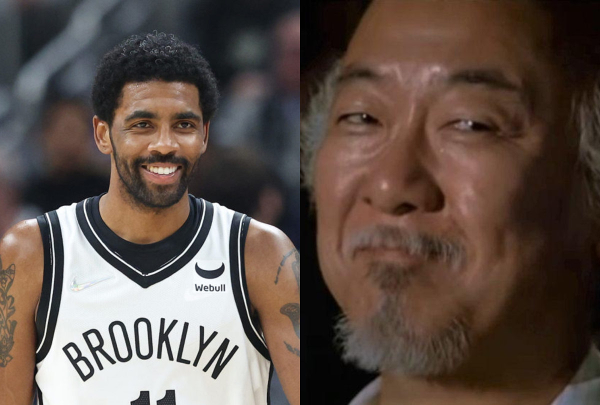 Kyrie Irving Seemingly Responds To Nets GM Sean Mark’s Comments With Cryptic Image Of Mr. Miyagi From ‘The Karate Kid’: “A Picture Worth A Few Words."