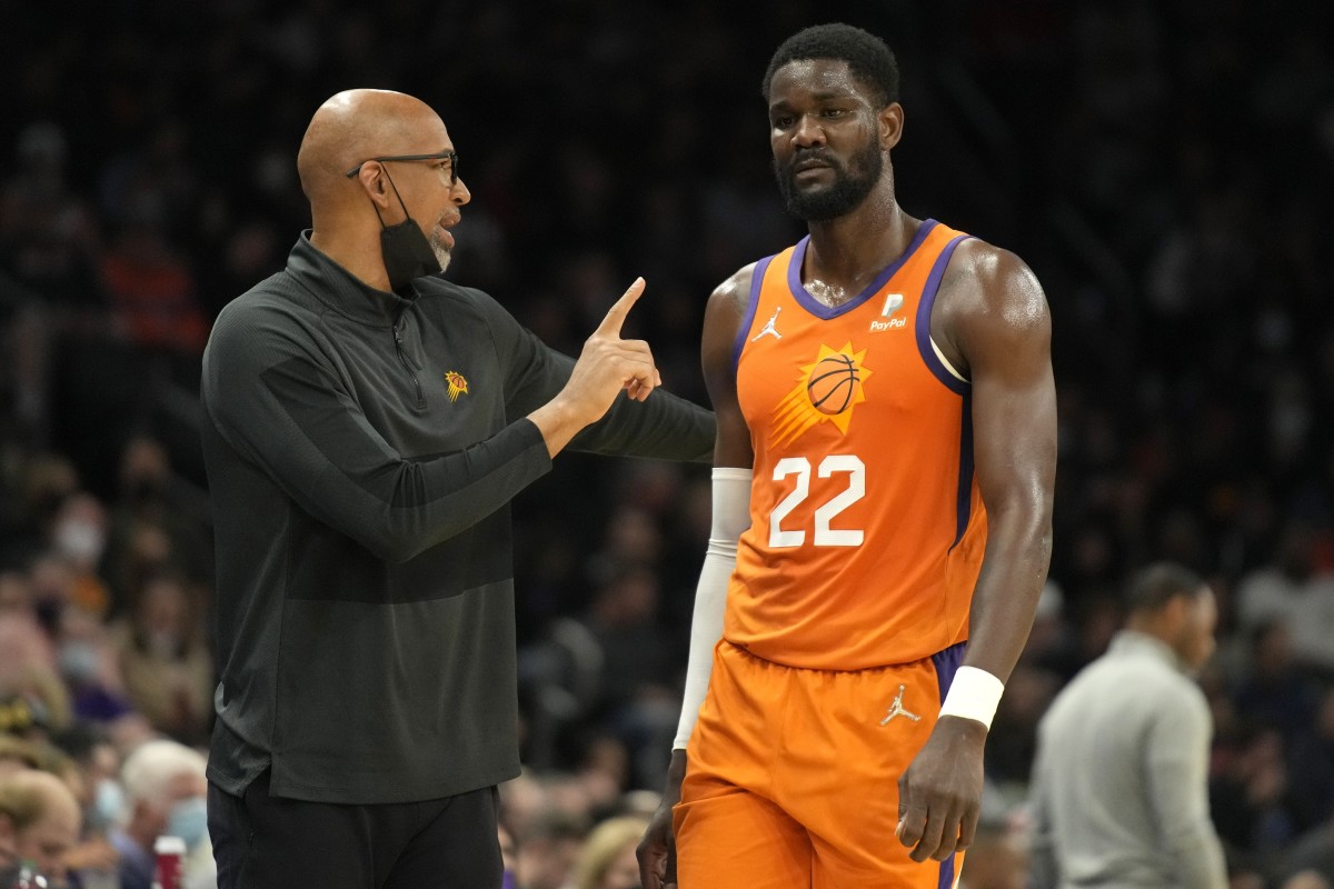 Monty Williams Reveals Why Deandre Ayton Only Played 17 Minutes For The Suns: “It’s Internal.”