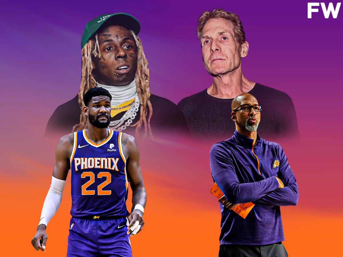 Skip Bayless Reveals What Lil Wayne Told Him About A Heated Exchange Between Deandre Ayton And Monty Williams In Game 7: "Monty Got So Upset With Ayton That He Said, 'You Freaking Quit On Us.'"
