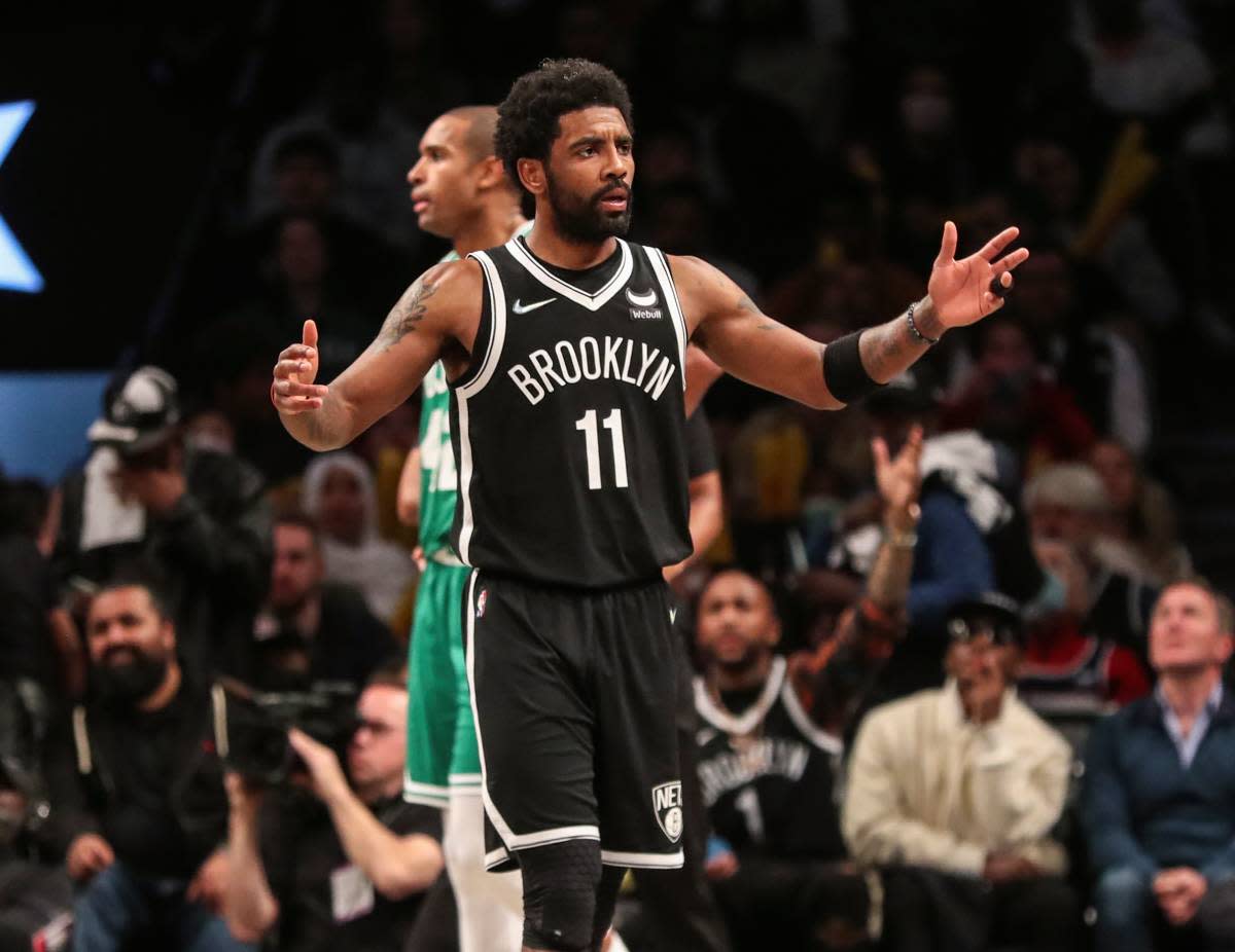 Nets GM Admits He Still Didn't Talk With Kyrie Irving About His Contract Extension