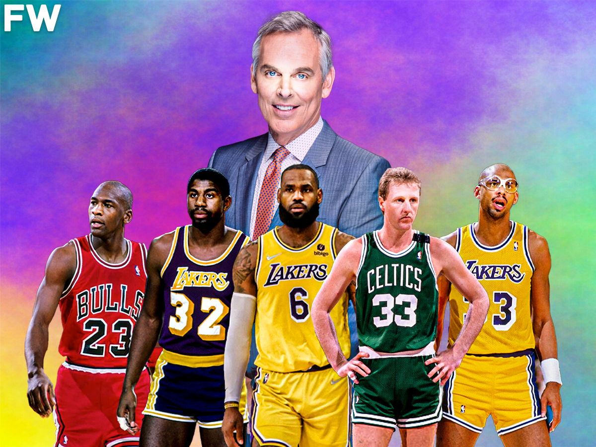 Colin Cowherd Reveals His All-Time First, Second And Third Team