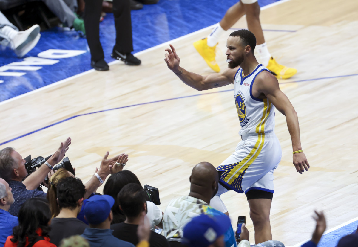 Stephen Curry On The Vendor Who Tripped Him During The Game: "If You Order A Drink, Just Wait Until Halftime. I Don't Know Why They Needed To Deliver It Right Then. Thankfully I Was Alright."
