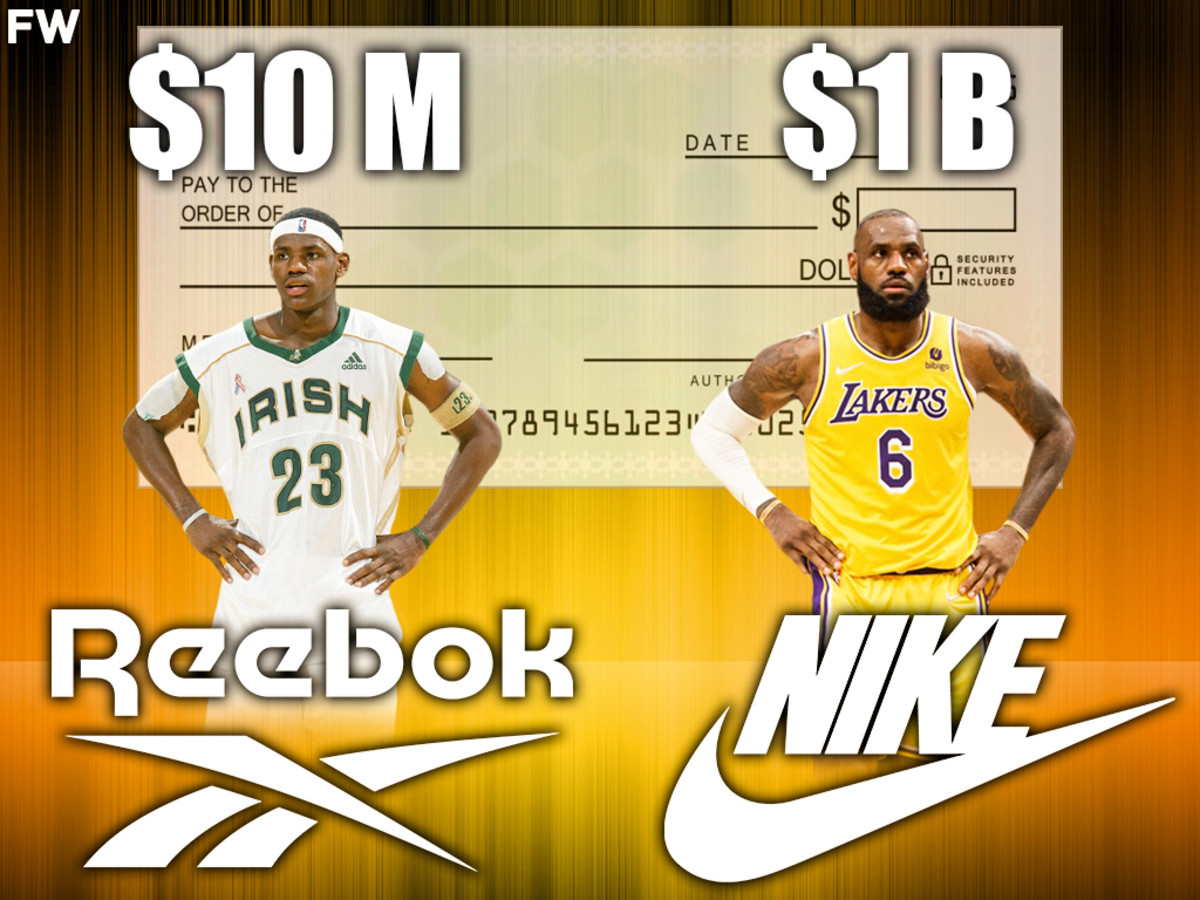 A Reebok Executive Offered A $10M Check To 18-Year Old LeBron James To Not Negotiate With Nike Or Adidas, He Rejected The Offer And Today LeBron Has A $1 Billion Lifetime Deal With Nike