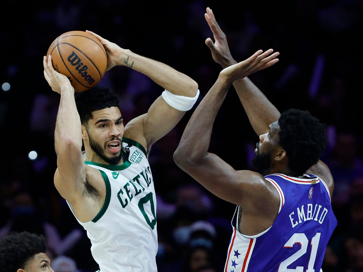 Jayson Tatum Says All-NBA Teams Should Be Positionless After Joel Embiid's First Team Snub: “He Was Second In MVP Voting And He Made Second Team? It Doesn’t Really Make Too Much Sense.”