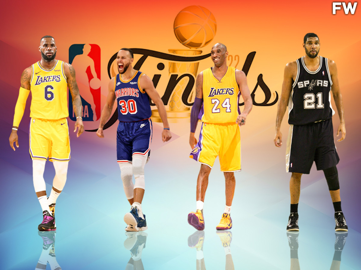 LeBron James, Stephen Curry, Kobe Bryant, And Tim Duncan Have Played In 22 Of The Last 24 NBA Finals