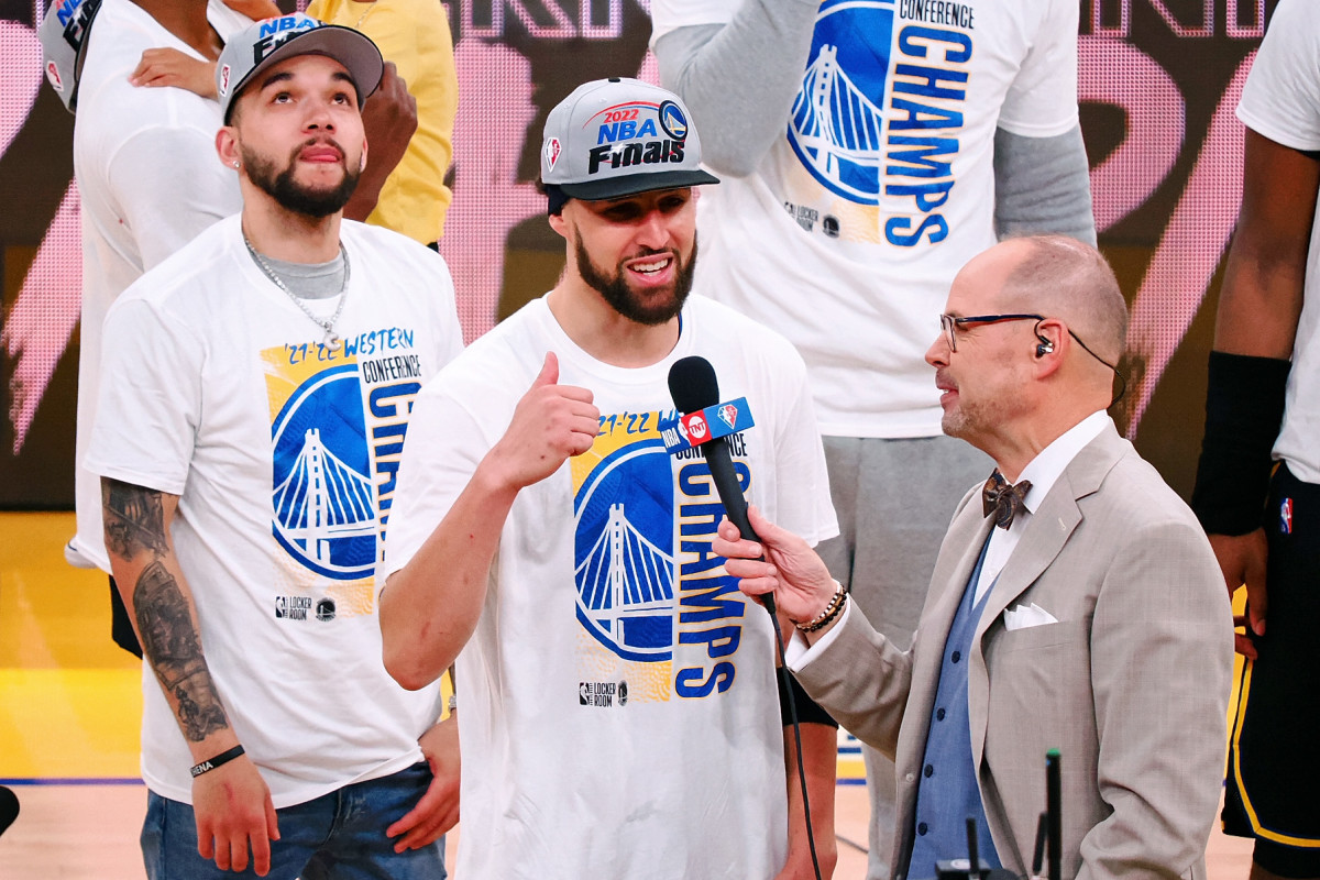 Klay Thompson On Making It To The 2022 NBA Finals After Missing 2 Years Because Of Injuries: "I Don't Want To Get Emotional. I'm Gonna Soak This In Tonight. We Got Four More."
