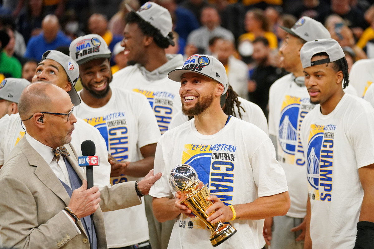 Stephen Curry Reacts To Advancing To The 2022 NBA Finals: "This Is Special... We Know This Isn't The Ultimate Goal, But We Know We Gotta Celebrate This Because Of All We Went Through The Last Two Years."